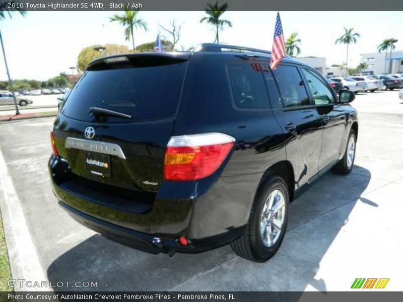Black / Ash 2010 Toyota Highlander SE 4WD