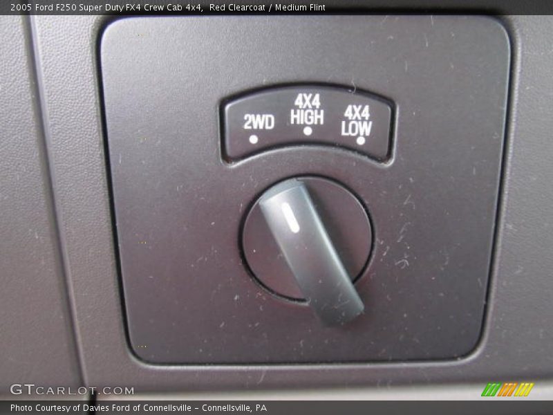 Red Clearcoat / Medium Flint 2005 Ford F250 Super Duty FX4 Crew Cab 4x4