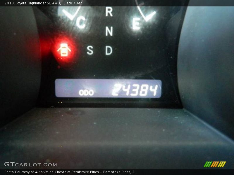 Black / Ash 2010 Toyota Highlander SE 4WD