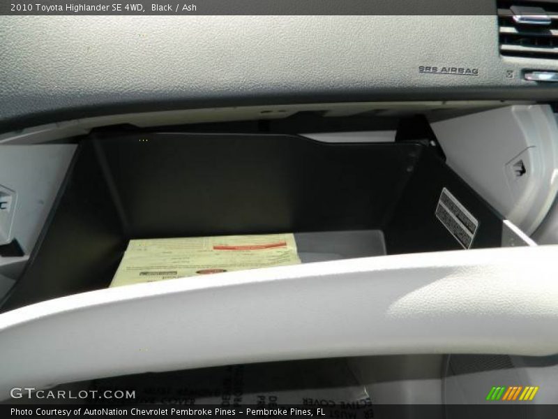 Black / Ash 2010 Toyota Highlander SE 4WD