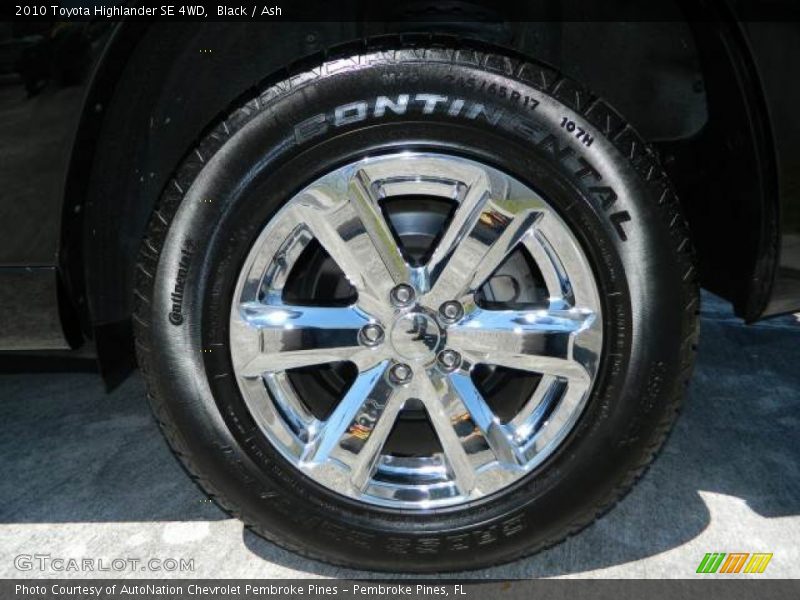 Black / Ash 2010 Toyota Highlander SE 4WD