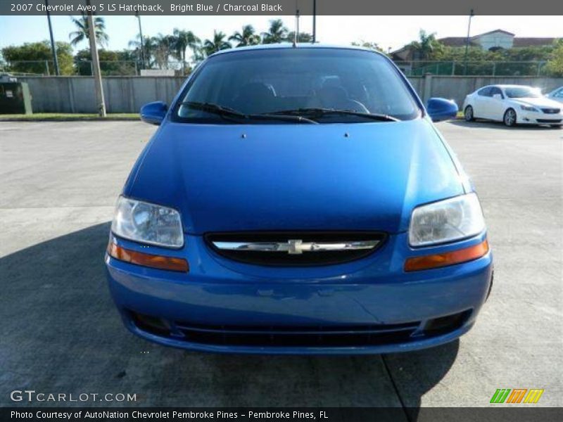 Bright Blue / Charcoal Black 2007 Chevrolet Aveo 5 LS Hatchback
