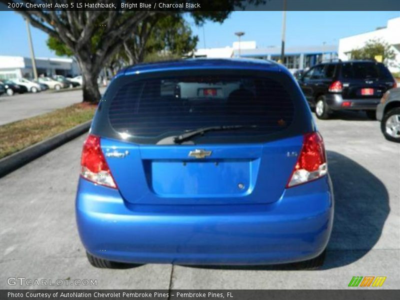 Bright Blue / Charcoal Black 2007 Chevrolet Aveo 5 LS Hatchback