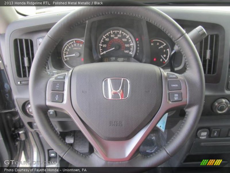 Polished Metal Metallic / Black 2013 Honda Ridgeline RTL