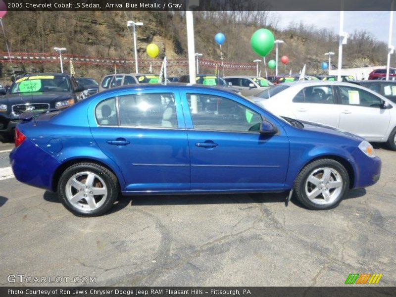 Arrival Blue Metallic / Gray 2005 Chevrolet Cobalt LS Sedan