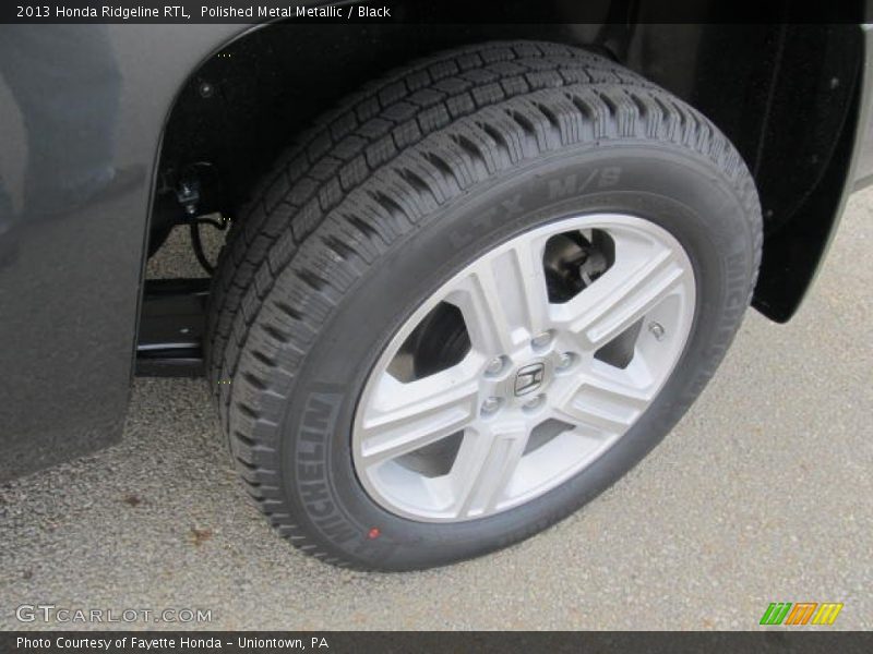 Polished Metal Metallic / Black 2013 Honda Ridgeline RTL