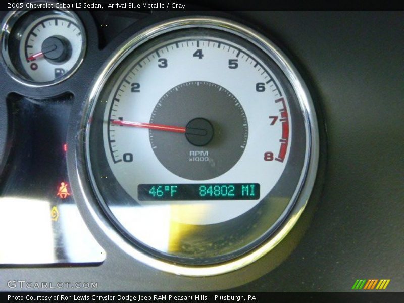 Arrival Blue Metallic / Gray 2005 Chevrolet Cobalt LS Sedan