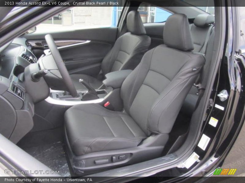 Front Seat of 2013 Accord EX-L V6 Coupe
