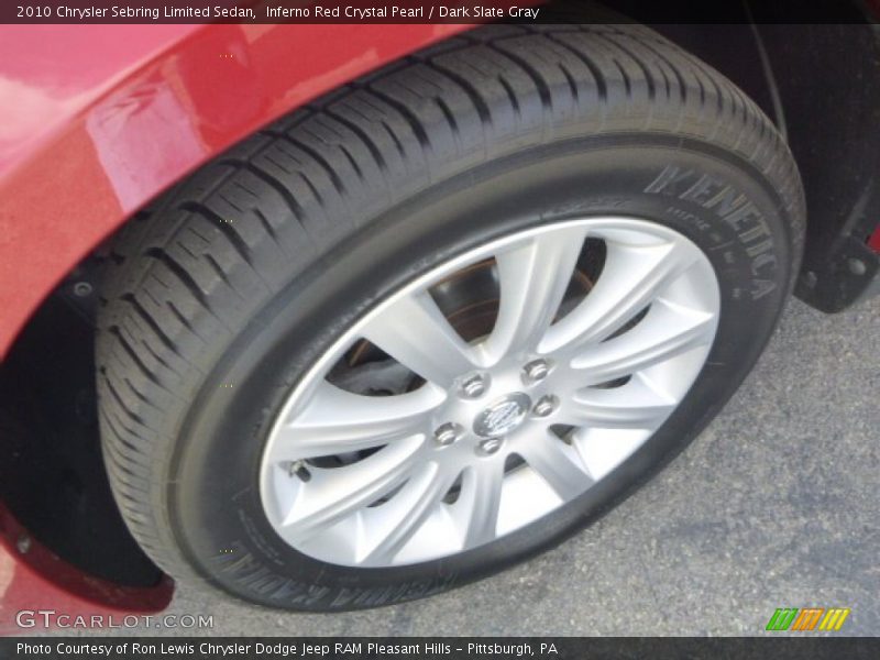 Inferno Red Crystal Pearl / Dark Slate Gray 2010 Chrysler Sebring Limited Sedan