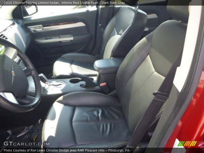 Inferno Red Crystal Pearl / Dark Slate Gray 2010 Chrysler Sebring Limited Sedan