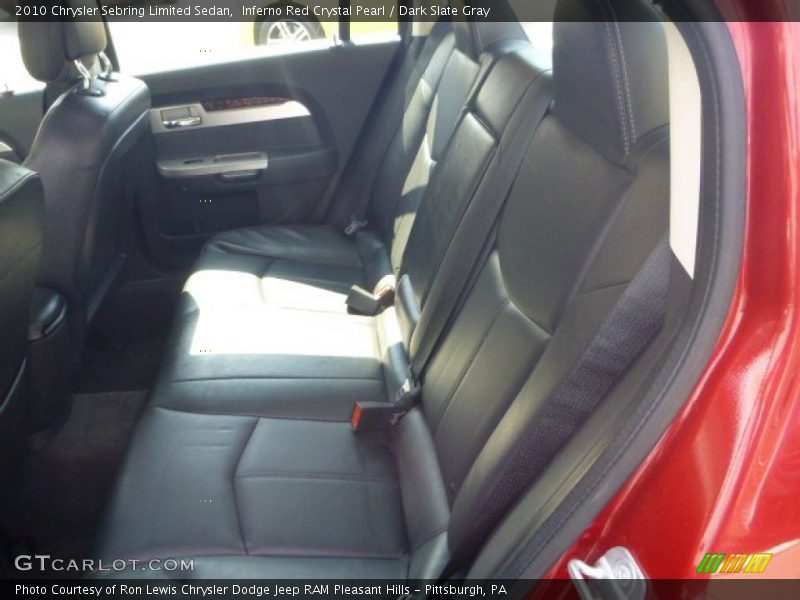 Inferno Red Crystal Pearl / Dark Slate Gray 2010 Chrysler Sebring Limited Sedan