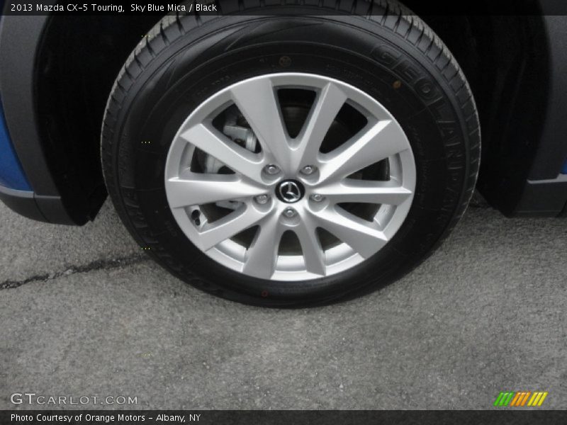 Sky Blue Mica / Black 2013 Mazda CX-5 Touring