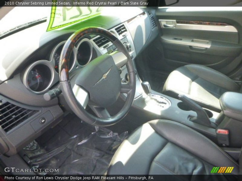 Inferno Red Crystal Pearl / Dark Slate Gray 2010 Chrysler Sebring Limited Sedan