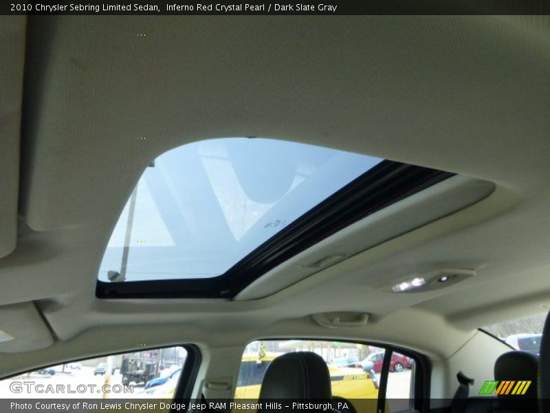 Inferno Red Crystal Pearl / Dark Slate Gray 2010 Chrysler Sebring Limited Sedan
