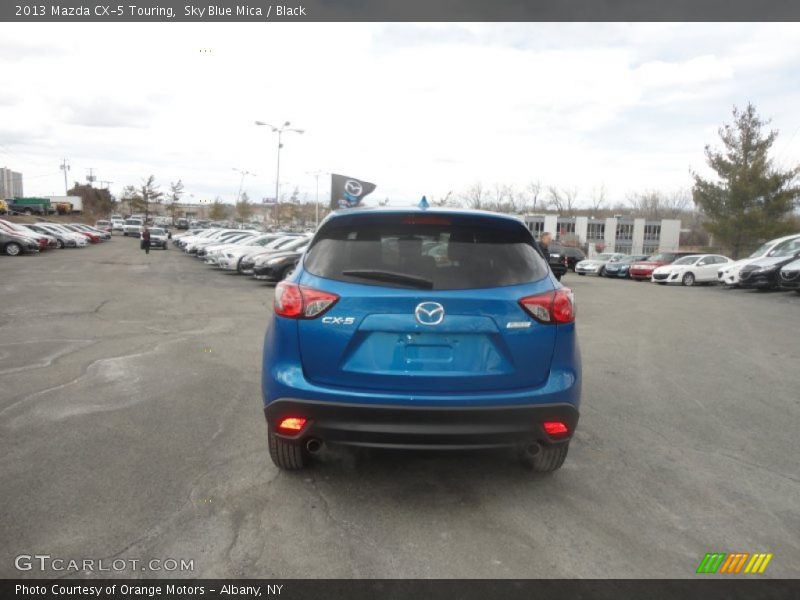 Sky Blue Mica / Black 2013 Mazda CX-5 Touring