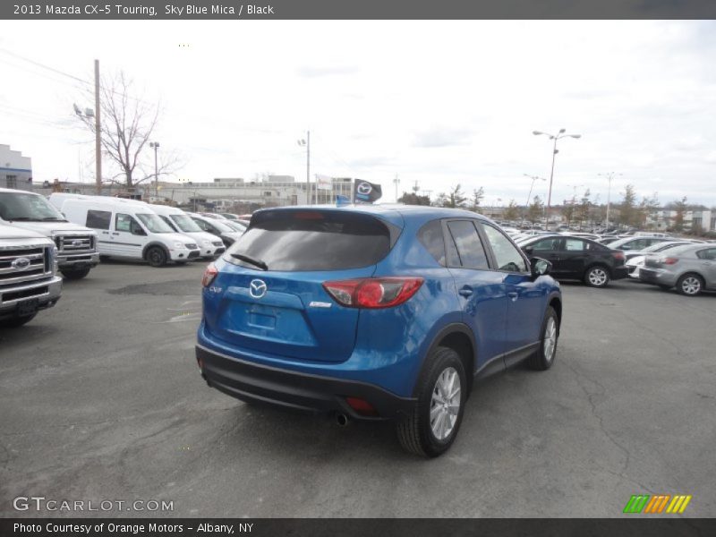 Sky Blue Mica / Black 2013 Mazda CX-5 Touring