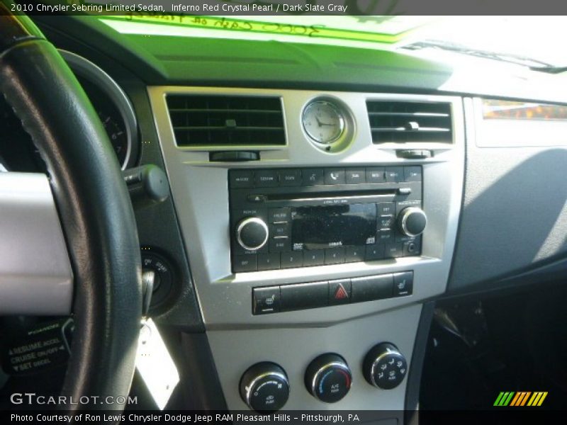 Inferno Red Crystal Pearl / Dark Slate Gray 2010 Chrysler Sebring Limited Sedan