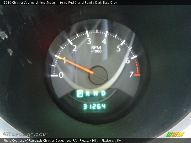 Inferno Red Crystal Pearl / Dark Slate Gray 2010 Chrysler Sebring Limited Sedan