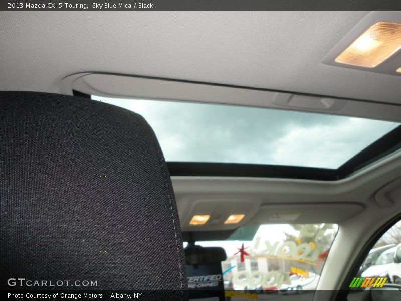 Sky Blue Mica / Black 2013 Mazda CX-5 Touring