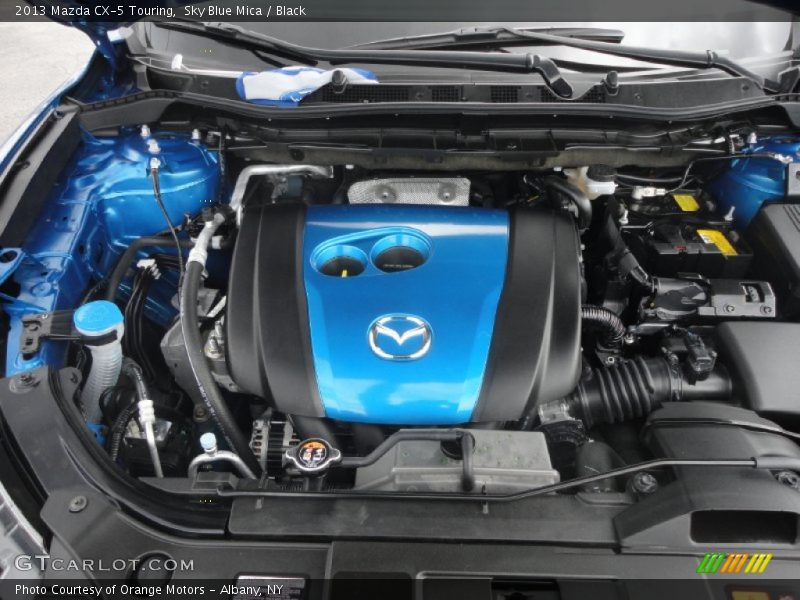 Sky Blue Mica / Black 2013 Mazda CX-5 Touring