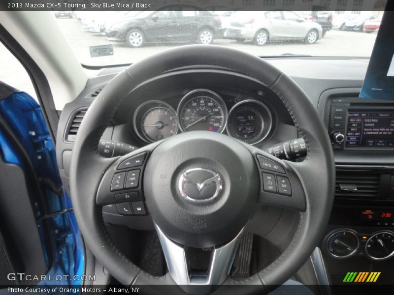 Sky Blue Mica / Black 2013 Mazda CX-5 Touring