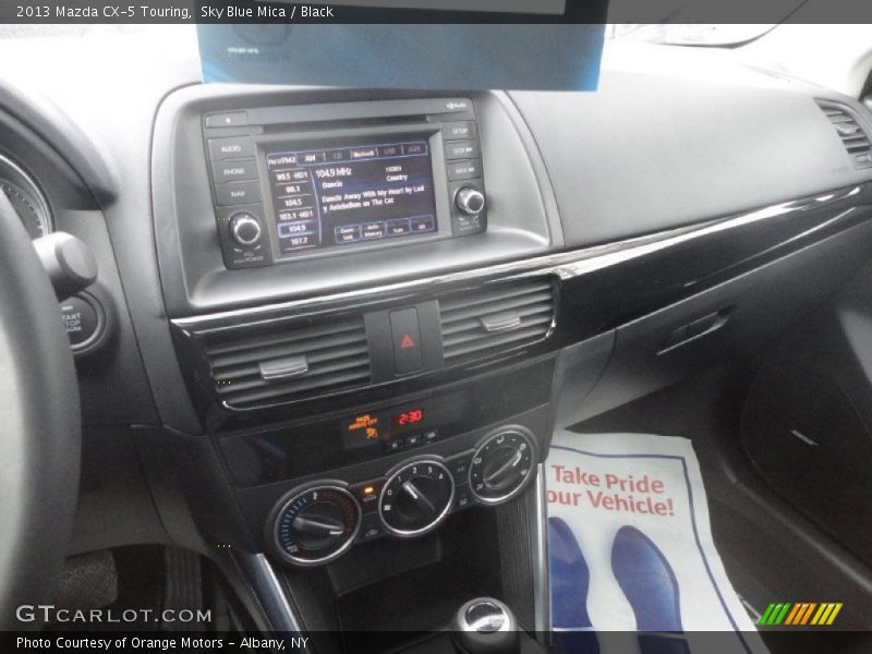 Sky Blue Mica / Black 2013 Mazda CX-5 Touring