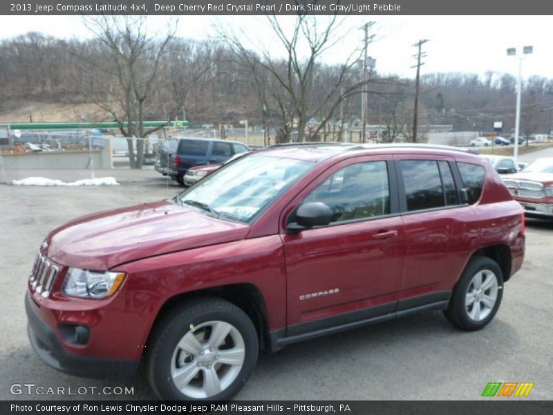 Deep Cherry Red Crystal Pearl / Dark Slate Gray/Light Pebble 2013 Jeep Compass Latitude 4x4