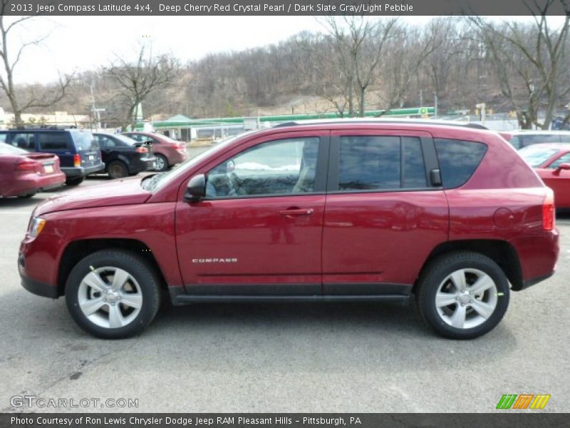 Deep Cherry Red Crystal Pearl / Dark Slate Gray/Light Pebble 2013 Jeep Compass Latitude 4x4