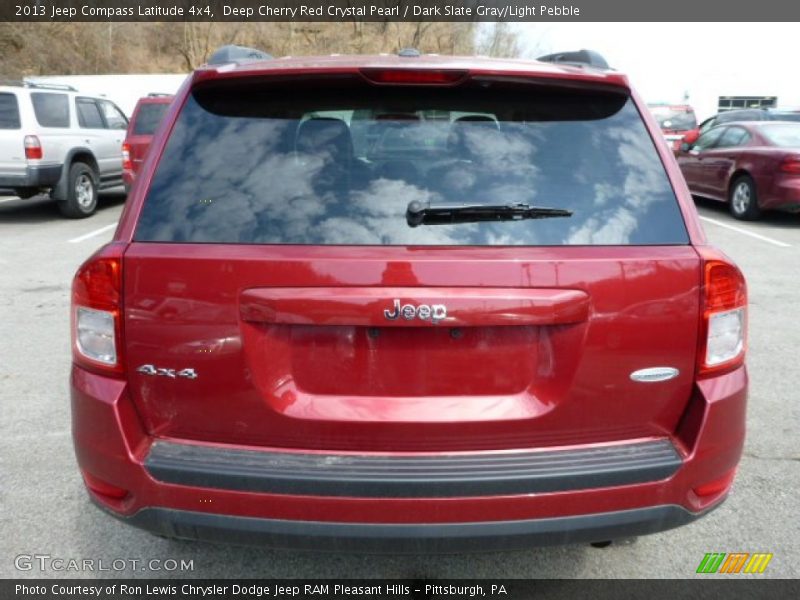 Deep Cherry Red Crystal Pearl / Dark Slate Gray/Light Pebble 2013 Jeep Compass Latitude 4x4