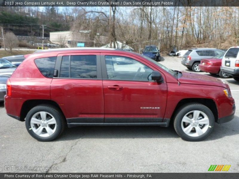 Deep Cherry Red Crystal Pearl / Dark Slate Gray/Light Pebble 2013 Jeep Compass Latitude 4x4