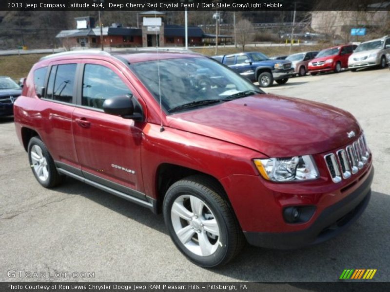 Deep Cherry Red Crystal Pearl / Dark Slate Gray/Light Pebble 2013 Jeep Compass Latitude 4x4