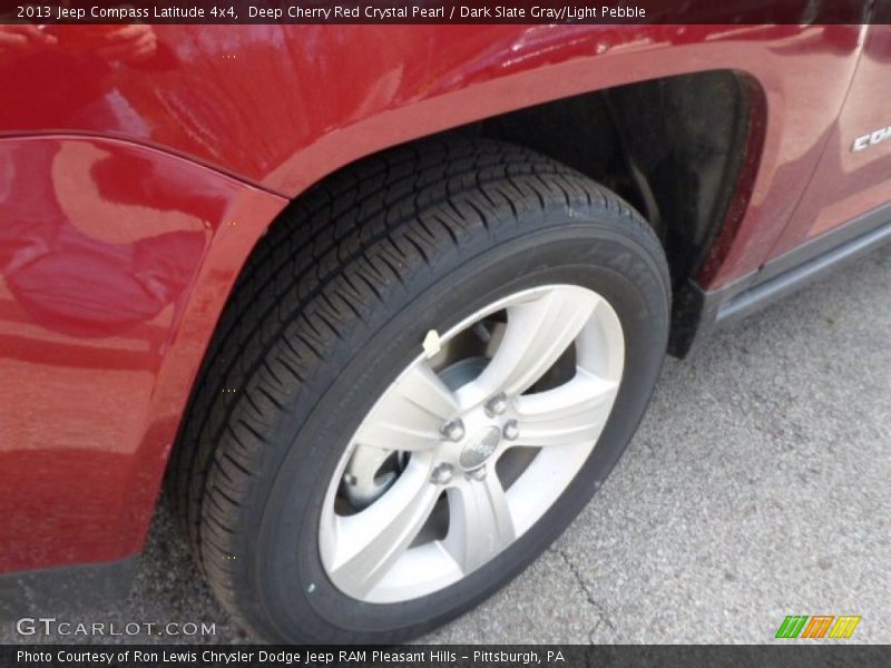 Deep Cherry Red Crystal Pearl / Dark Slate Gray/Light Pebble 2013 Jeep Compass Latitude 4x4