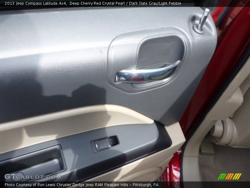 Deep Cherry Red Crystal Pearl / Dark Slate Gray/Light Pebble 2013 Jeep Compass Latitude 4x4