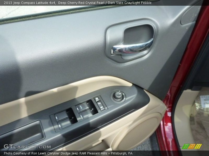 Deep Cherry Red Crystal Pearl / Dark Slate Gray/Light Pebble 2013 Jeep Compass Latitude 4x4