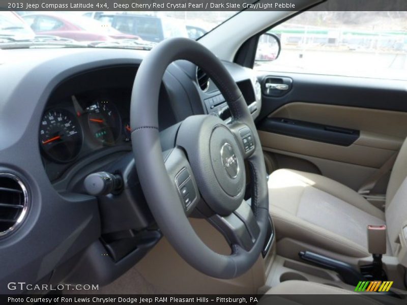 Deep Cherry Red Crystal Pearl / Dark Slate Gray/Light Pebble 2013 Jeep Compass Latitude 4x4