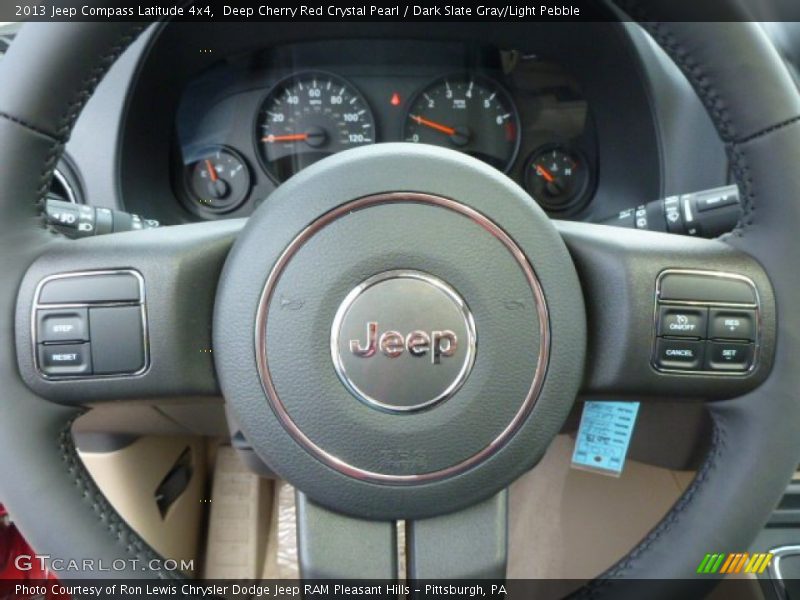 Deep Cherry Red Crystal Pearl / Dark Slate Gray/Light Pebble 2013 Jeep Compass Latitude 4x4