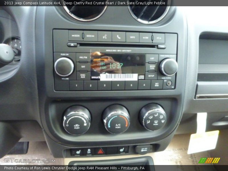 Deep Cherry Red Crystal Pearl / Dark Slate Gray/Light Pebble 2013 Jeep Compass Latitude 4x4