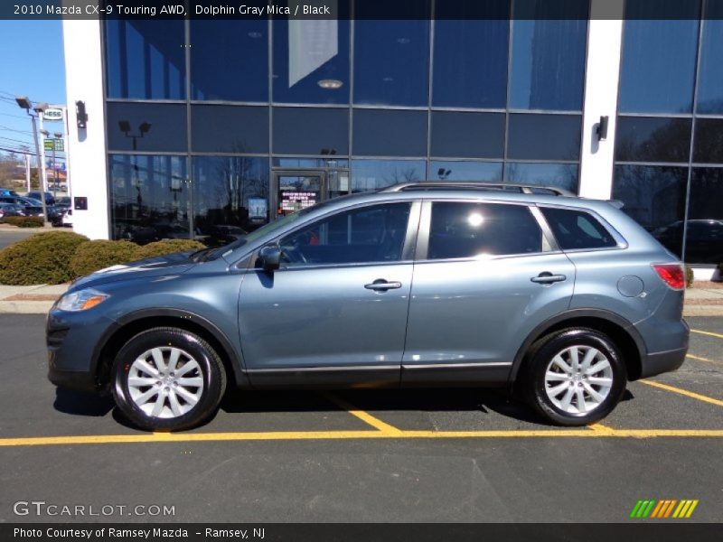 Dolphin Gray Mica / Black 2010 Mazda CX-9 Touring AWD