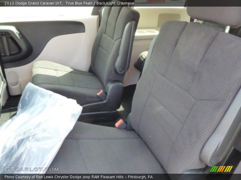 True Blue Pearl / Black/Light Graystone 2013 Dodge Grand Caravan SXT