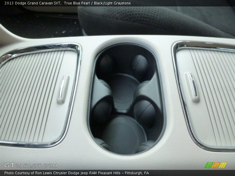 True Blue Pearl / Black/Light Graystone 2013 Dodge Grand Caravan SXT