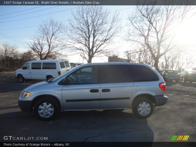 Bright Silver Metallic / Medium Slate Gray 2007 Dodge Caravan SE