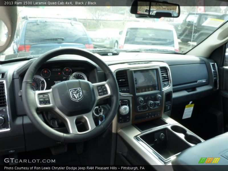 Black / Black 2013 Ram 1500 Laramie Quad Cab 4x4