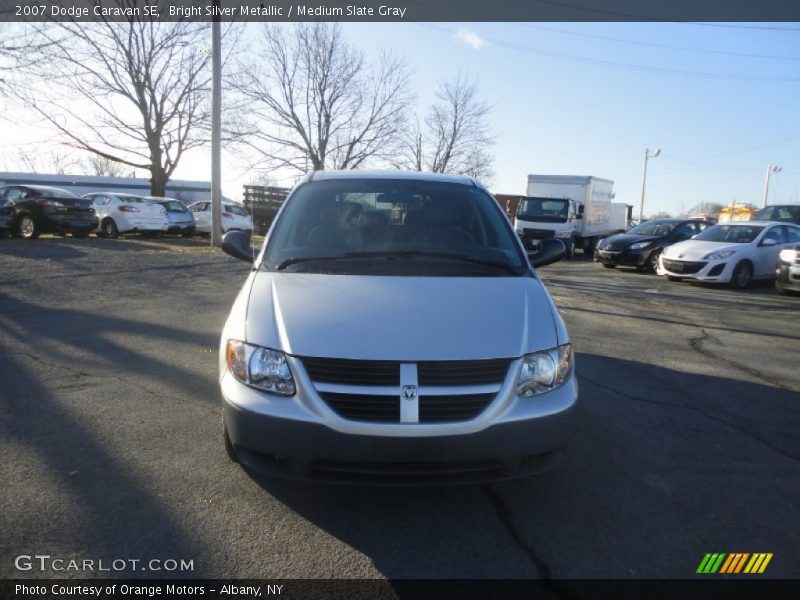 Bright Silver Metallic / Medium Slate Gray 2007 Dodge Caravan SE