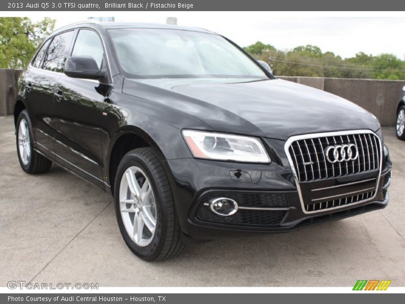 Brilliant Black / Pistachio Beige 2013 Audi Q5 3.0 TFSI quattro