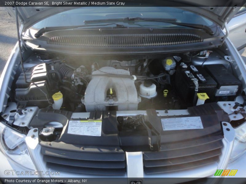 Bright Silver Metallic / Medium Slate Gray 2007 Dodge Caravan SE