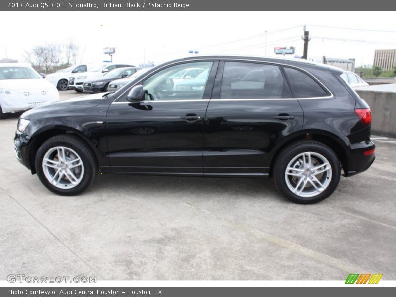 Brilliant Black / Pistachio Beige 2013 Audi Q5 3.0 TFSI quattro