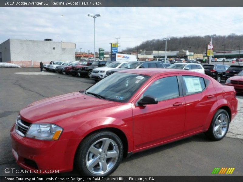 Redline 2-Coat Pearl / Black 2013 Dodge Avenger SE