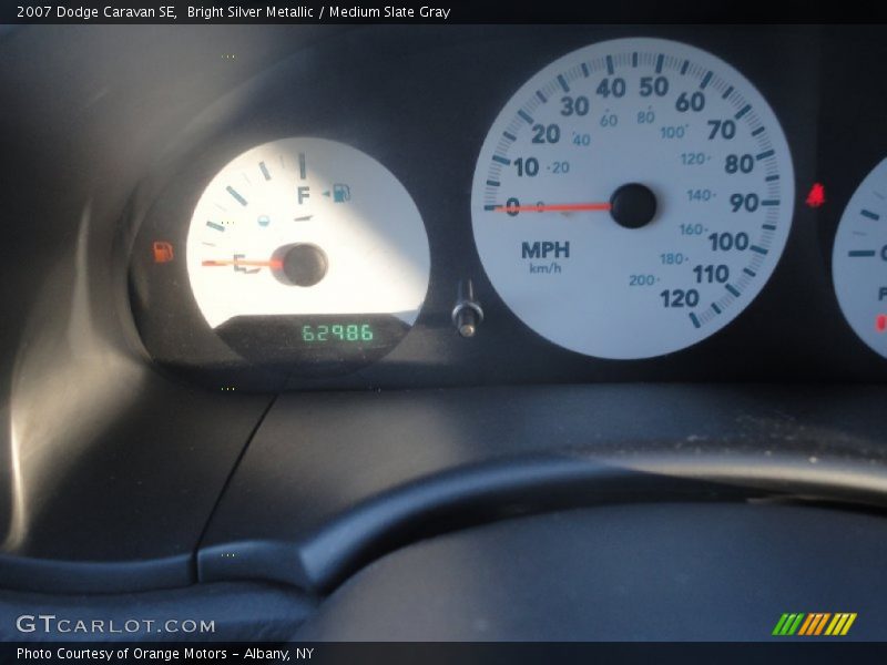 Bright Silver Metallic / Medium Slate Gray 2007 Dodge Caravan SE