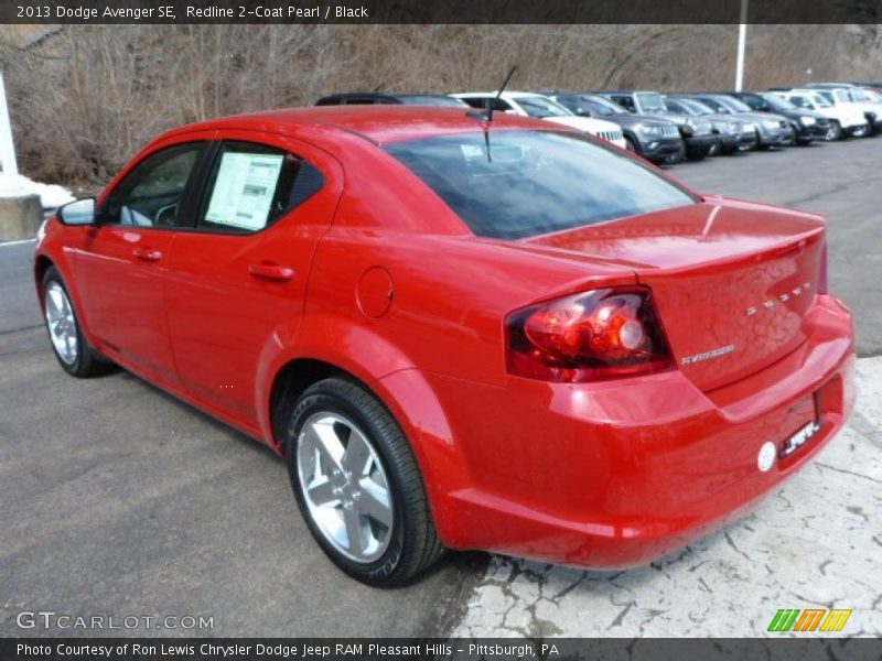 Redline 2-Coat Pearl / Black 2013 Dodge Avenger SE