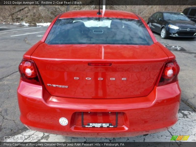 Redline 2-Coat Pearl / Black 2013 Dodge Avenger SE